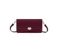 Aigner Farah Wallet, Portemonnaie mit Riemen, Clutch, Schultertasche, Burgundy