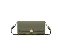Aigner Farah Wallet, Portemonnaie mit Riemen, Clutch, Schultertasche, Moss Green