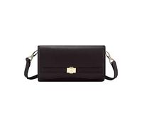 Aigner Farah Wallet, Portemonnaie mit Riemen, Clutch, Schultertasche, Soil Brown