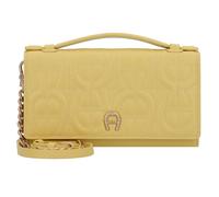 AIGNER Fashion Clutch Geldbörse Leder 18.5 cm garbanzo yellow