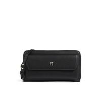 AIGNER Clutch Geldbörse Leder 20 cm black (TAS015615) schwarz