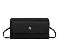 AIGNER Clutch Geldbörse Leder 20 cm black (TAS015615) schwarz