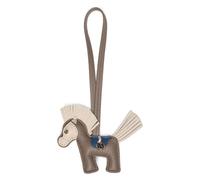 Aigner Taschen-Anhänger Pferd, Taupe