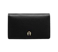 Aigner Delia Geldbörse RFID Schutz Leder 13 cm black (151759-0002) schwarz