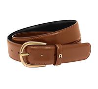 Aigner Gürtel Basic mit S-Schließe gold 126347, cognac 120 cm