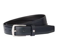 Aigner Gürtel Basic mit S-Schließe Silber 125554, Marine" 95 cm