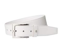 Aigner Gürtel Basic mit S-Schließe silber 126446 weiss" 95 cm