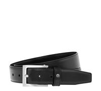 "Aigner Gürtel Basic mit S-Schließe silber 126089, schwarz" 115 cm