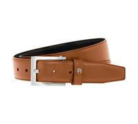 Aigner Gürtel Basic mit S-Schließe silber 126089, cognac" 95 cm