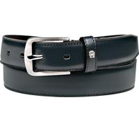 AIGNER Gürtel Herren Glattleder blau, 80 CM (30 INCH)