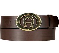 AIGNER Gürtel Herren Glattleder braun, 110 CM (36 INCH)