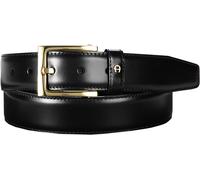 AIGNER Gürtel Herren Glattleder schwarz, 110 CM (36 INCH)