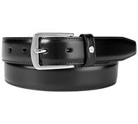 AIGNER Gürtel Herren Glattleder schwarz, 80 CM (30 INCH)