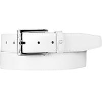 AIGNER Gürtel Herren Glattleder weiß, 85
