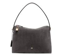 AIGNER Delia Umhängetasche Leder 44 cm grau