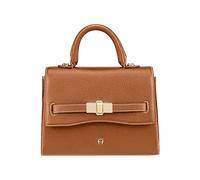 Aigner Handtasche / Umhängetasche Farah S mit Überschlag, Cognac Brown