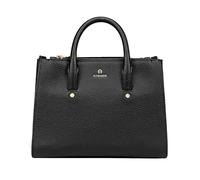 Aigner Handtasche / Umhängetasche Ivy M, Schwarz / Gold