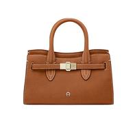 Aigner Handtasche / Umhängetasche Querformat Farah S, Cognac Brown