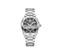 Aigner Trapani AGW.262002 A26202 99-0007 schwarz silber Edelstahl Herren Uhr NEU