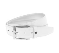 AIGNER - Herrengürtel Business Belt 3,5 Cm White Weiß - Gr. - 90
