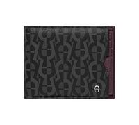 Aigner Icon Cover Geldbörse, Schwarz-Port Red