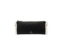 Aigner Ivy Mini Reißverschlusstasche Schwarz mit goldenen Details S