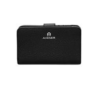 Aigner Ivy Wallet Geldbörse Universal schwarz mit silbernen Details