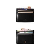 AIGNER Kartenbörse Herren Leder schwarz, One Size