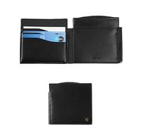 AIGNER Kartenbörse-Scheinklemme Herren Leder schwarz, One Size