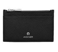 Aigner Kartenetui / Mini Portemonnaie Ivy, Schwarz, Silber