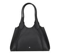 Aigner Schultertasche Kayla Leder 49 cm Schwarz