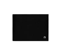 AIGNER Theo Geldbörse Leder 12 cm black (TAS015608) schwarz