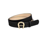 "Aigner Logo-Gürtel 3 cm, Schwarz-Gold" 95