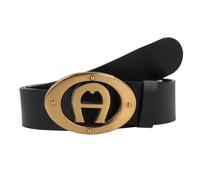 "Aigner Gürtel Basic mit S-Schließe silber 127339, dunkelbraun" 115 cm