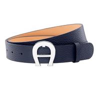"Aigner Logogürtel Cybill Silber 125090, Marine" 90 cm