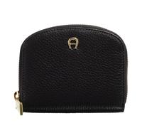 AIGNER Diadora Kreditkartenetui RFID Schutz Leder 11 cm black