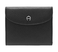 AIGNER Basics II Geldbörse Leder 12 cm schwarz