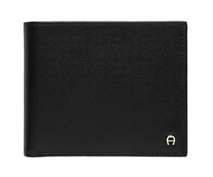 Aigner Portemonnaie Querformat, Schwarz 152681