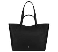 Aigner Pura L Shopper schwarz, Leder, Damen