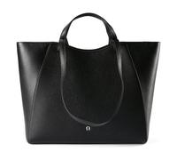 Aigner Pura L Shopper schwarz, Leder, Damen