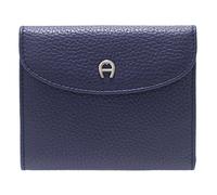 Aigner quadratische Geldbörse Portemonnaie Portmonee - 12x10x2cm (B x H x T) (Blau)