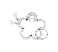 Aigner Schlüsselanhänger Flower, Silber
