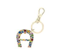 Aigner Schlüsselanhänger Kristalle, Gold-Multicolor