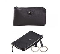 Aigner Schlüsseletui mit RV 153538, schwarz