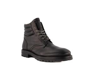 AIGNER Schnürboots Herren Glattleder schwarz, 42 (8)