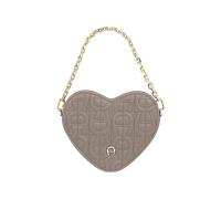Aigner Schultertasche Herz / Pouch Heart, Taupe