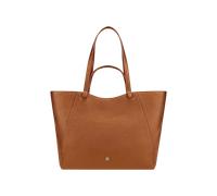 Aigner Schultertasche / Shopper Pura L, Cognac Brown