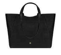 Aigner Pura L Shopper schwarz, Leder, Damen