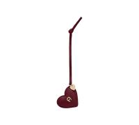 Aigner Taschenanhänger Herz, Burgundy