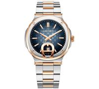 Aigner Taviano 2 AGW.241011 blau silber roségold Edelstahl Herren Uhr NEU